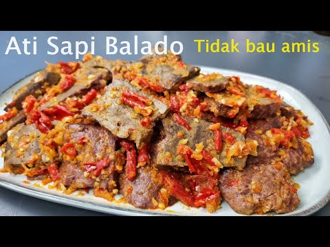 Cara Masak Hati Sapi Balado