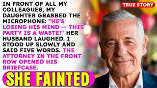 ＂You're Embarrassing Us!＂ My Daughter Screamed at My Retirement Party — I Said 5 Words