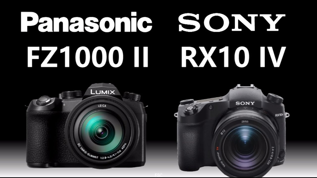 Onderzoek consumptie Decoratief Panasonic LUMIX FZ1000 II vs Sony Cyber-shot RX10 IV - YouTube