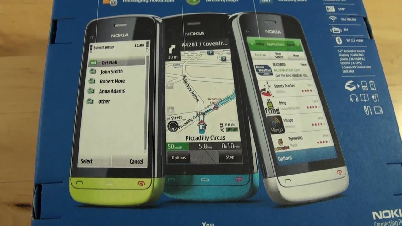 Nokia C5-03 Test Erster Eindruck - YouTube