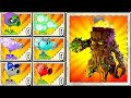 PvZ 2 | Threepeater + All Pea Power Up! vs All Zombies Arena Plants vs Zombies 2