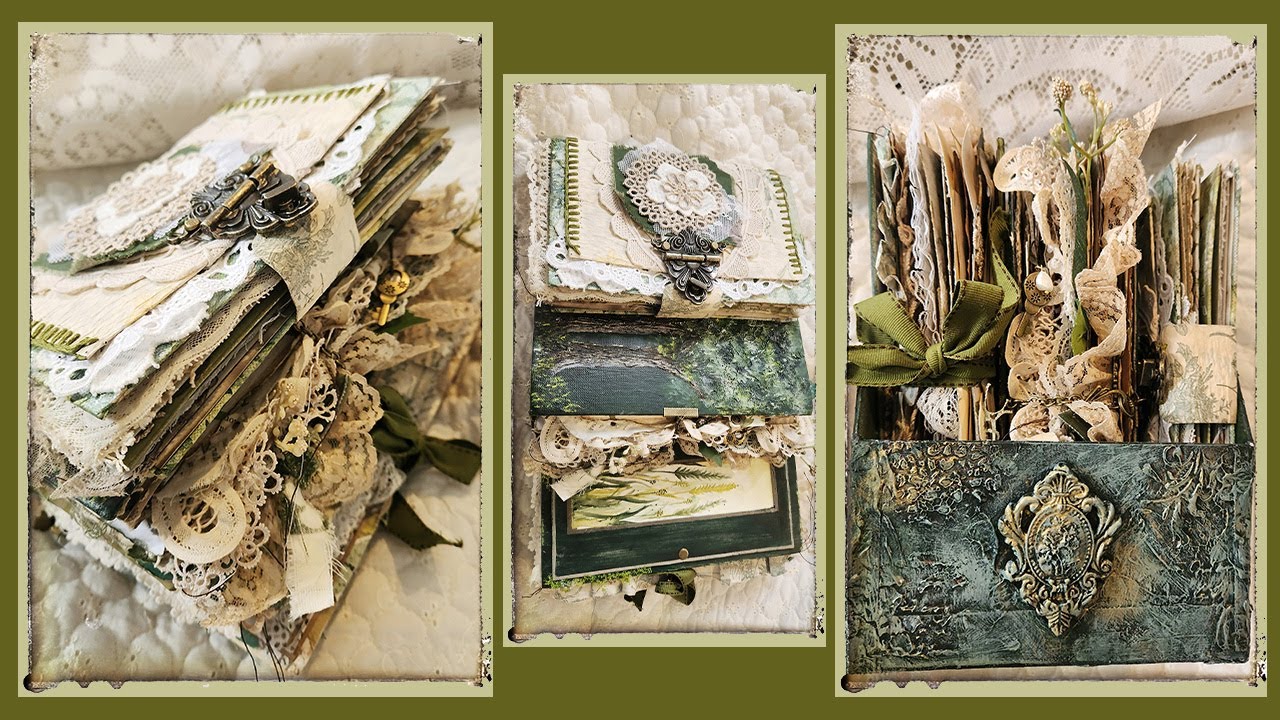 Junk Journal Flip Through Trio- 