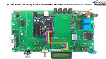 MQ-135 SENSOR INTERFACING WITH ARDUINO UNO ON STT-MANI IOT DEVELOPMENT KIT-1 BOARD