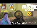 ASMR Gaming: Call of Duty Warzone 12 Kills Duos Win With a Subscriber! (Whispered)