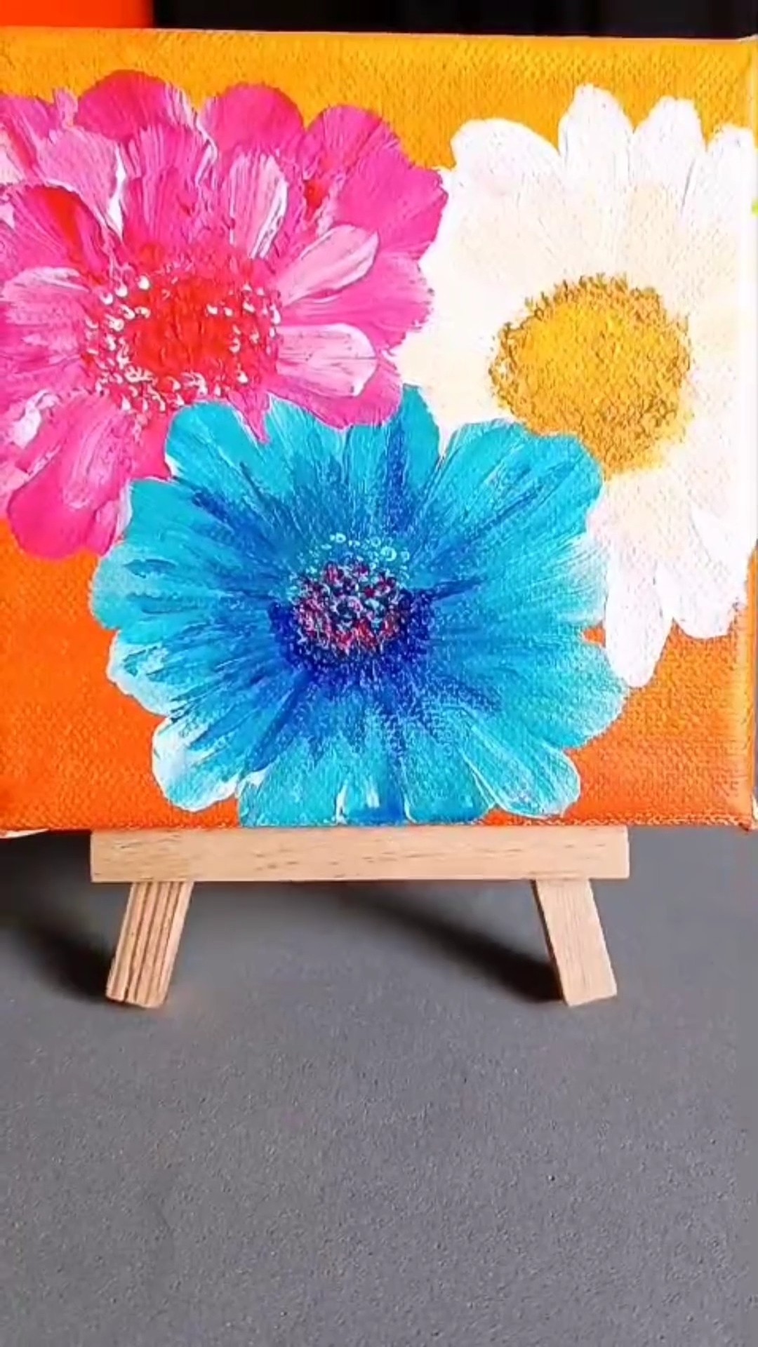 How To Paint Flowers Easy Acrylic Painting For Beginners Oardefault