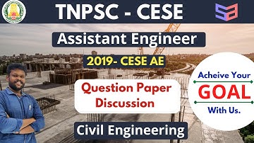 TNPSC AE Civil 2019 Question Paper Discussion I 100 Days Series  I Sparks Academy
