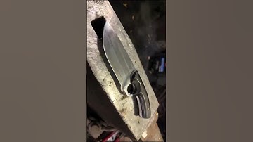Crafting a Razor-Sharp Knife from Scrap Bolts & Nuts | Master Blacksmith at Work  #blacksmithing