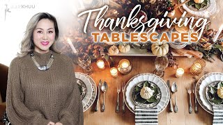 How to Set a Gorgeous Holiday Table - Thanksgiving Tablescape Ideas