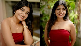 Arya Menon In New Red Tight Wears