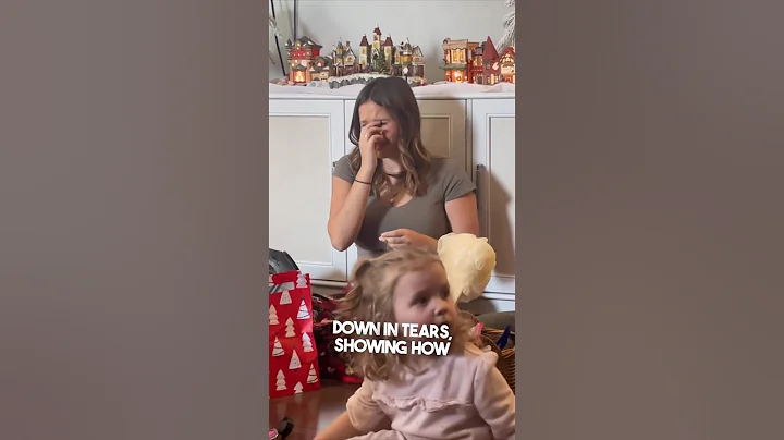 She broke down in tears after her parents gave her this ❤️