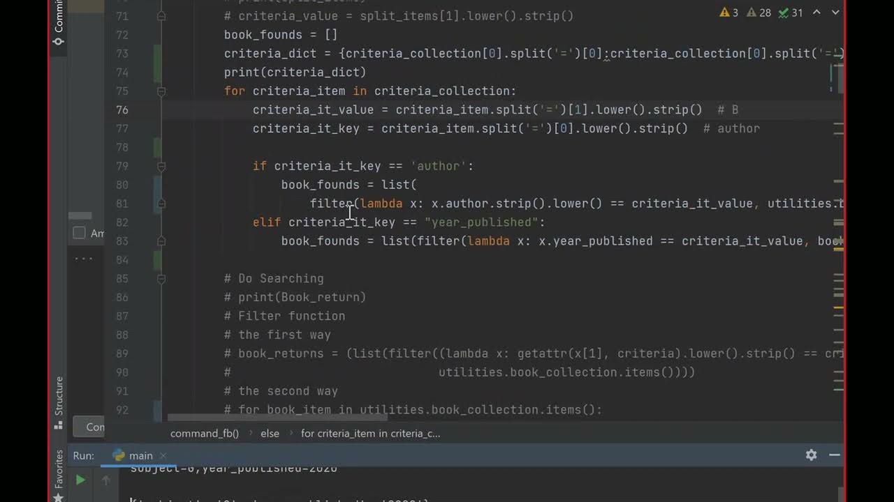 Python - miniProject - Library management phần 12 - Improve Algorithm ...