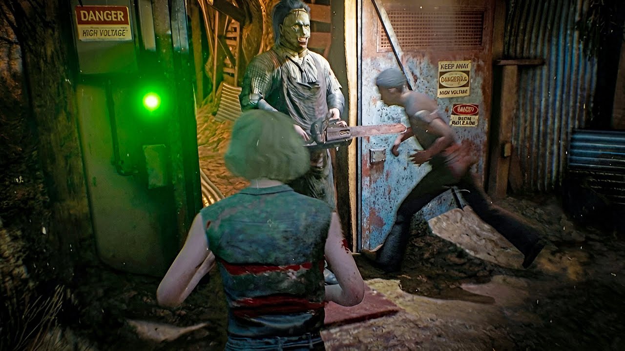 Кожаное Лицо пытался помешать нам сбежать — Техасская резня бензопилой