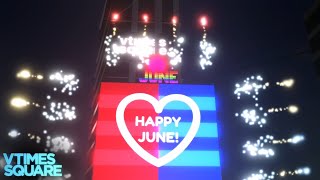 VTimes Square June 2024 Monthly Countdown + Ball Drop (WITH THE BRAND NEW 1VTSQ)!!!
