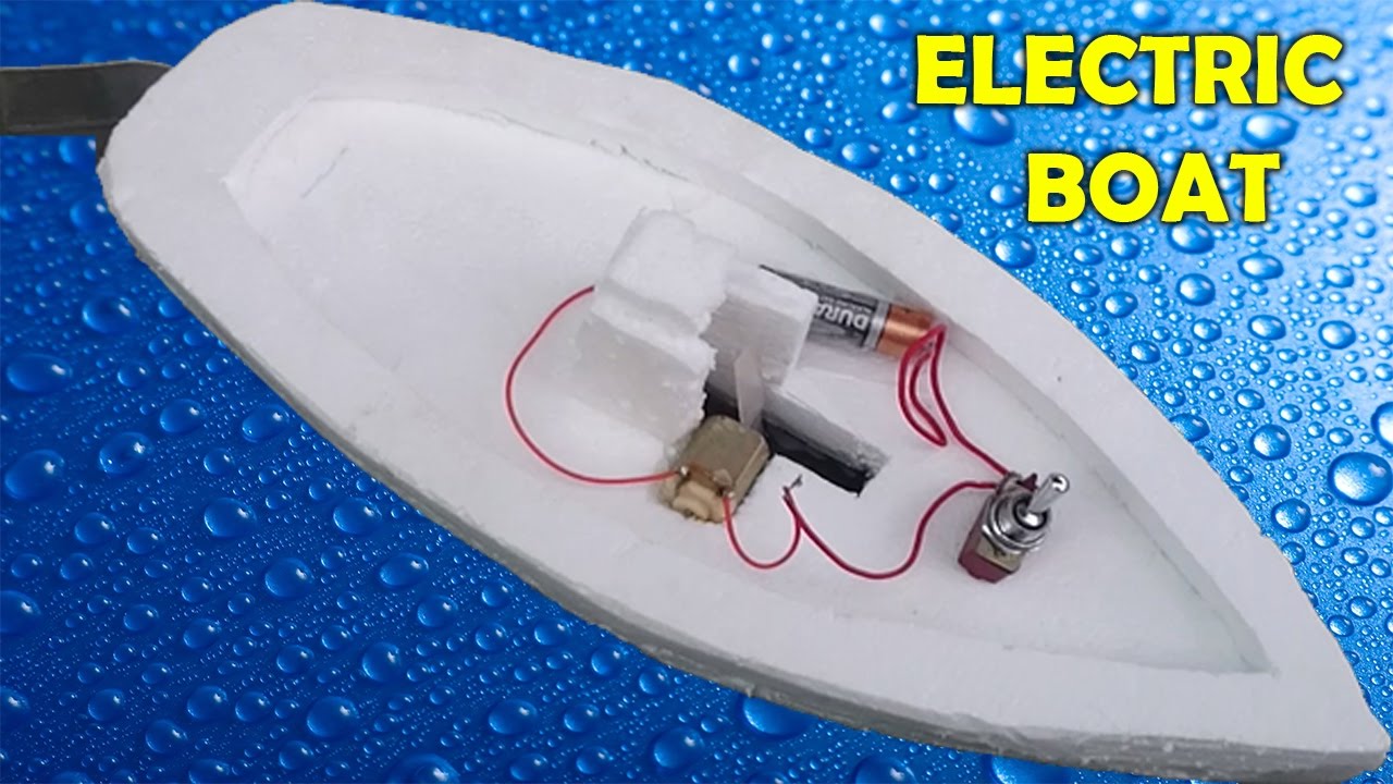 how to make an electric boat at home - youtube