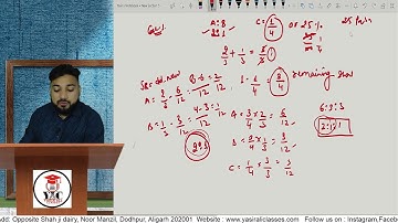 B.COM Entrance | Accountancy | AMU ENTRANCE | Chapter- 4 | Admission Of Partner | 2020-21