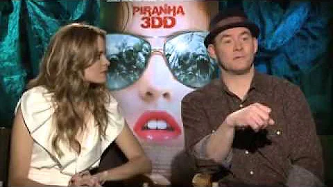 Danielle Panabaker & David Koechner Exclusive on Piranha 3DD