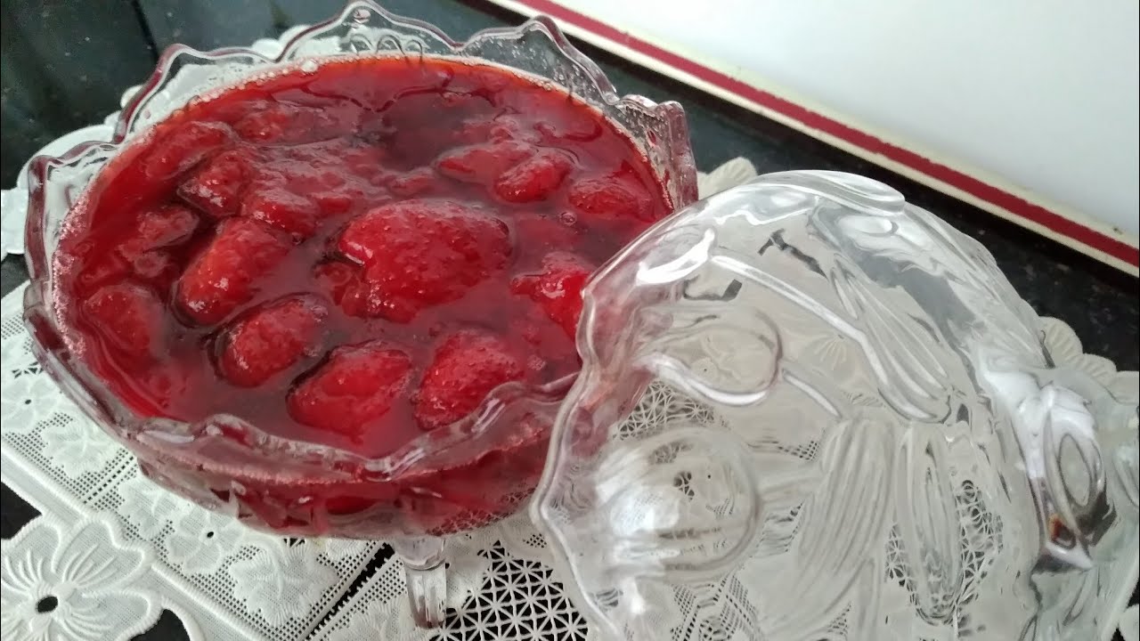 مربي الفرولة حبات كاملة بابسط طريقة  وسر مدة صلاحية سنة كاملة بنةوطعم روعة