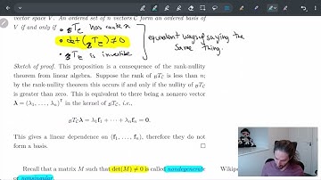 1.1.4 Change of Basis and Transition matrices | Examples, part 2