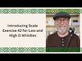 Introducing Scale Exercise 42 for Low and High D Whistles