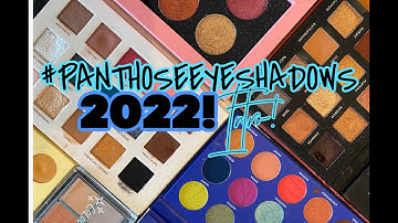 #PANTHOSEYESHADOWS 2022 INTRODUCTION ☃️ PAN IN EVERY PALETTE