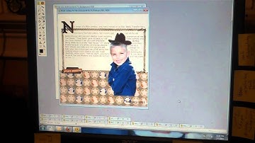Photoshop Elements digital scrapbook layout