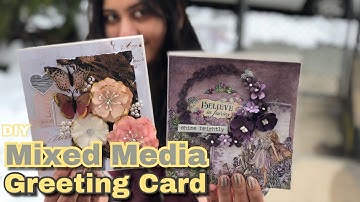 Mixed Media Greeting Card | Payal Bhalani | Bee Kreativee