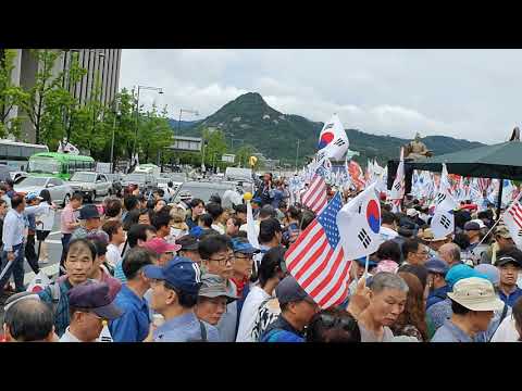 2019.8.15 광화문 태극기 휘날리며~