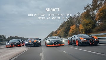 W16 MISTRAL: Redefining open-top speed at 453.91 km/h