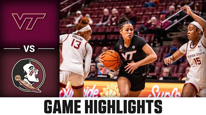 Virginia Tech vs Florida State Game Highlights | 2025-26 ACC Women's Basketball