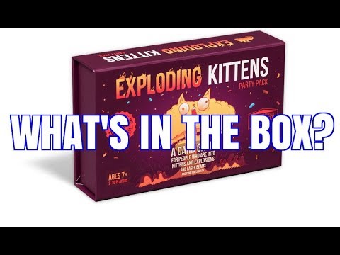 exploding-kittens-party-pack-unboxing---cards-reveal