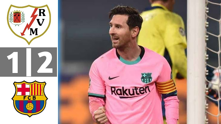 Rayo Vallecano vs Barcelona 1 2 Extended Highlights & Goals 2021