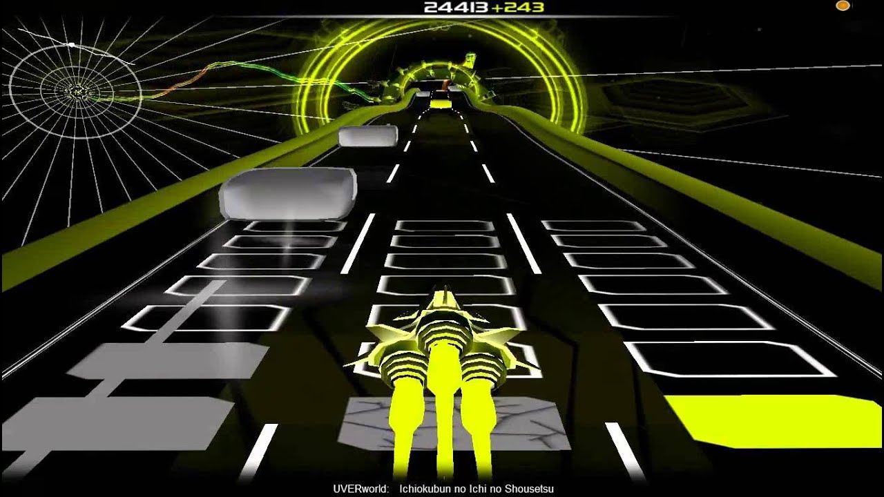 Haiteku Plays Audiosurf Uverworld Ichiokubun No Ichi No Shousetsu Youtube