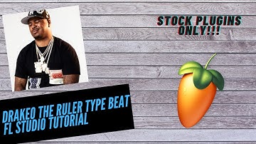 How To Make A Drakeo The Ruler Type Beat On FL Studio 20 | STOCK PLUGINS ONLY *Easy for Beginners*