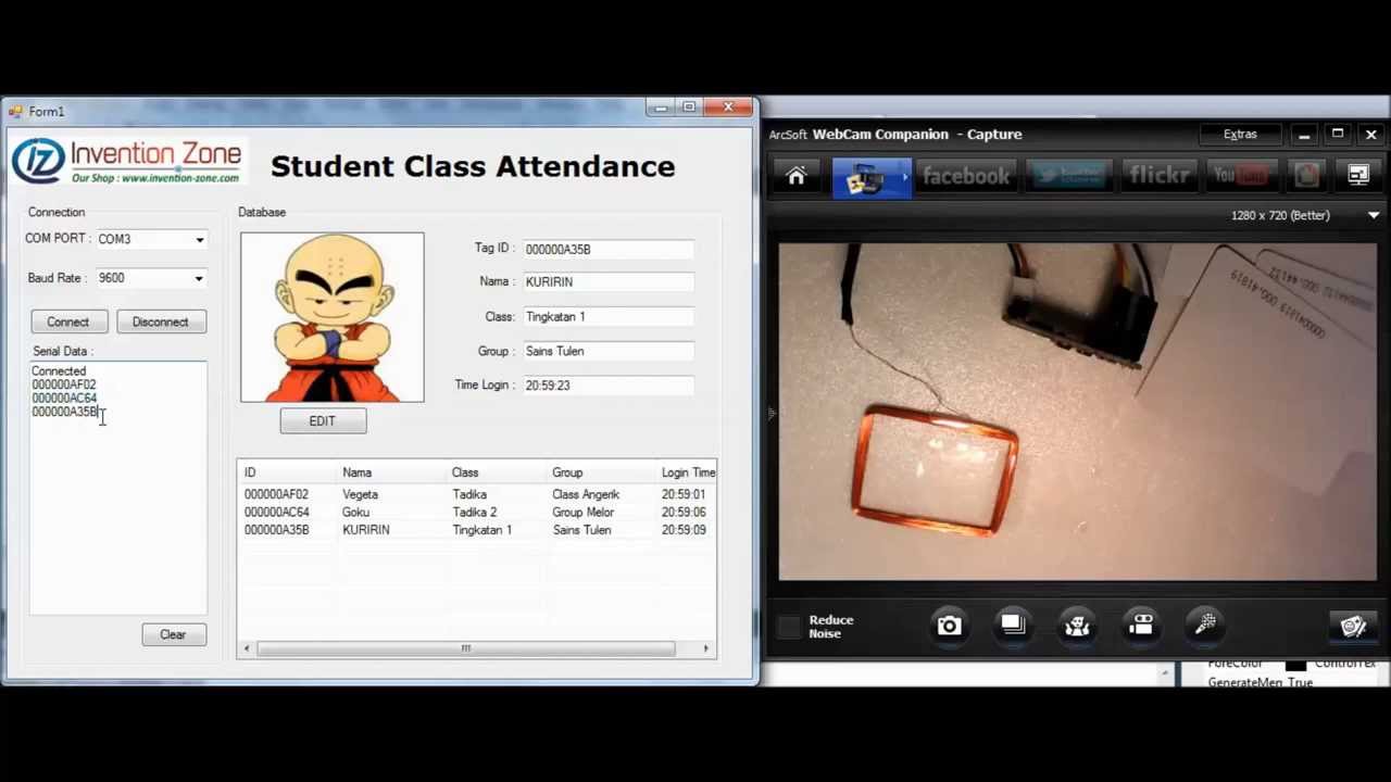 low cost rfid student