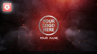 How to make fire logo reveal intro in kinemaster| logo reveal intro in kinemaster| How to make intro