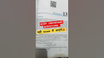 📚Statistics Class 10 Important Questions ch 13 #simplifiedstudyofficial #maths #class10 #cbse