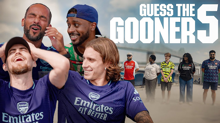 GUESS THE GOONER 5 | Riccardo Calafiori, Jorginho, Theo Walcott, Sharky & Frimmy