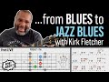 JAZZ Up Your BLUES with Kirk Fletcher's Tasty Guitar Moves! fretLIVE Lesson (Gospel/R&B/Jazz/Blues)