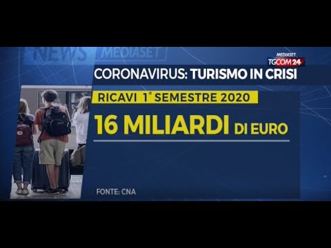 Tgcom 24 h 10.00. Coronavirus, CNA: già compromessa la stagione estiva