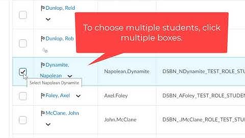 Adding and Removing Students in D2L