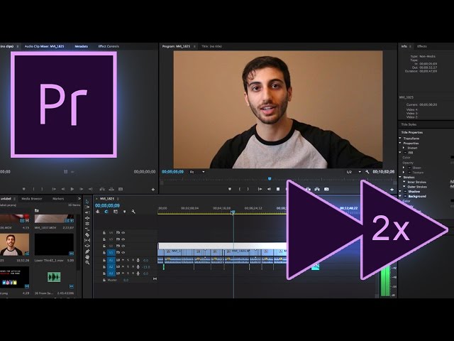 Adobe Premiere Pro CC Tutorial: How to Adjust Timeline Playback Speed While Editing Tip!