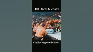 Triple H and Shawn Michaels engage in a brutal fight 🔥 #shorts #youtubeshorts #trending #wwe #wcw