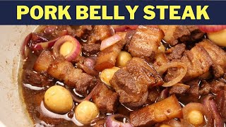 PORK BELLY STEAK RECIPE