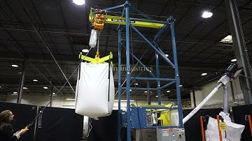 Flexicon BFC-C  Bulk Sack Unloader Demonstration