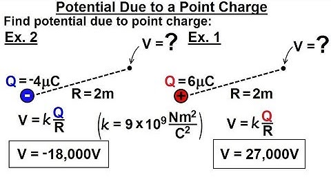 Physics - E&M: Ch 38.1 Voltage Potential Understood (8 of 24) Potential Due to a Point Charge: Ex