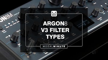 Modal Minute – ARGON8 v3 Filter Types