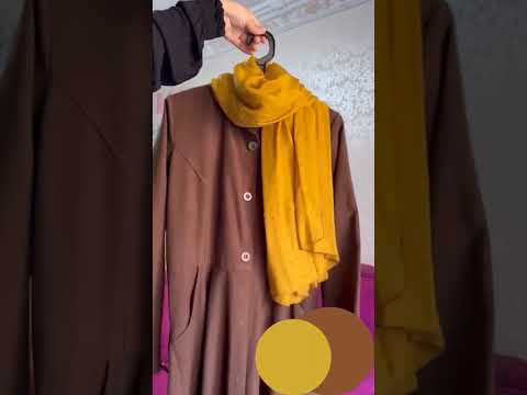 تنسيق اللون البني للمحجبات عشاق فساتين للمحجبات Shorts تنسيق الألوان