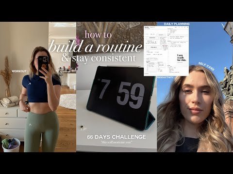 how to build a routine & stay consistent: a 66 days challenge (day in the life) 🌱