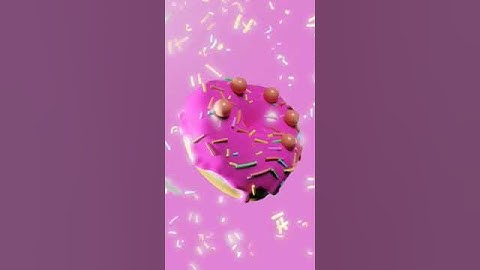 Donut 🍩 animation #3danimation #blender3d #blenderanimations #donuts #blenderdonut #blenderguru