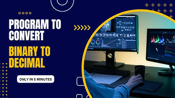C Programming Tutorial: Binary to Decimal Conversion Program |How to Convert Binary to Decimal in C
